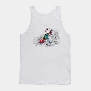 SKATING BLOODY RABBIT 019 Tank Top